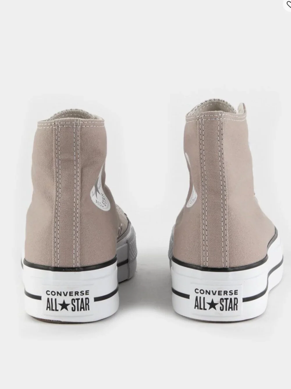 NEW Converse Chuck Taylor All Star Lift Platform High Top Wonder Stone Womens 6